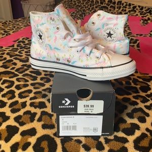 Unicorn Converse Chuck Taylors YOUTH Sz 3